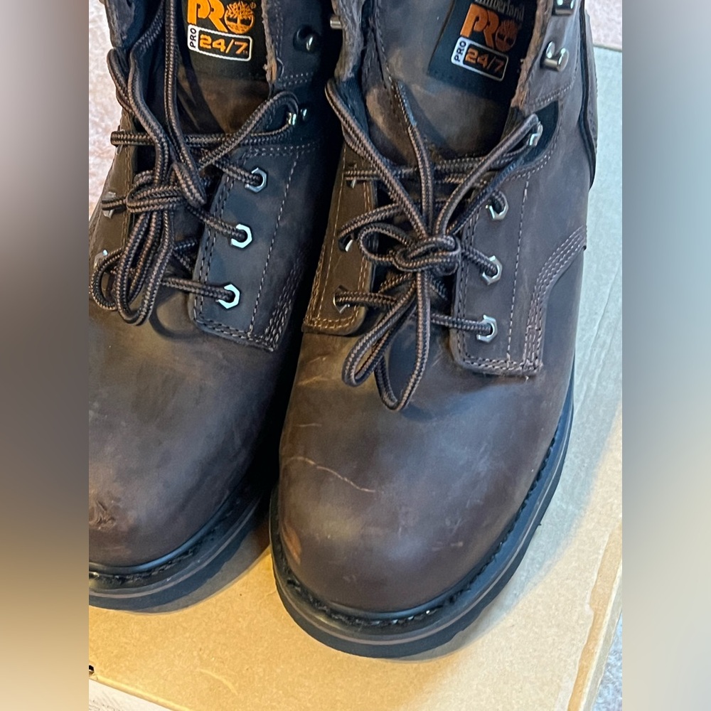 Timberland pro men pit boss 6” steel toe work boots size 11 brand new